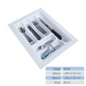 Organizador de Gaveta Porta Talheres OG-05