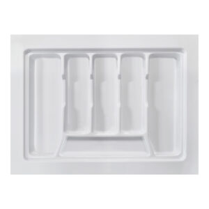 Organizador de Gaveta Porta Talheres em Plástico Resistente OG-154 para Cozinha BRANCO