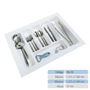 Organizador de Gaveta Porta Talheres OG-70