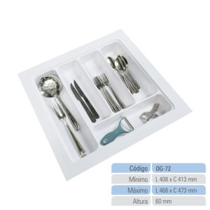 Organizador de Gaveta Porta Talheres OG-72
