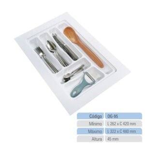 Organizador de Gaveta Porta Talheres OG-95