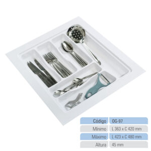 Organizador de Gaveta Porta Talheres OG-97