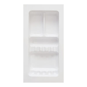 Organizador de gavetas de banheiro branco OGB-07